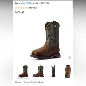 Men’s Ariat Workhog Metguard CSA boot size 10D